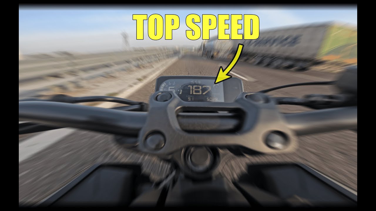 Raggiungo la velocità della luce + Top Speed | Honda CB650R 2023 (35KW)