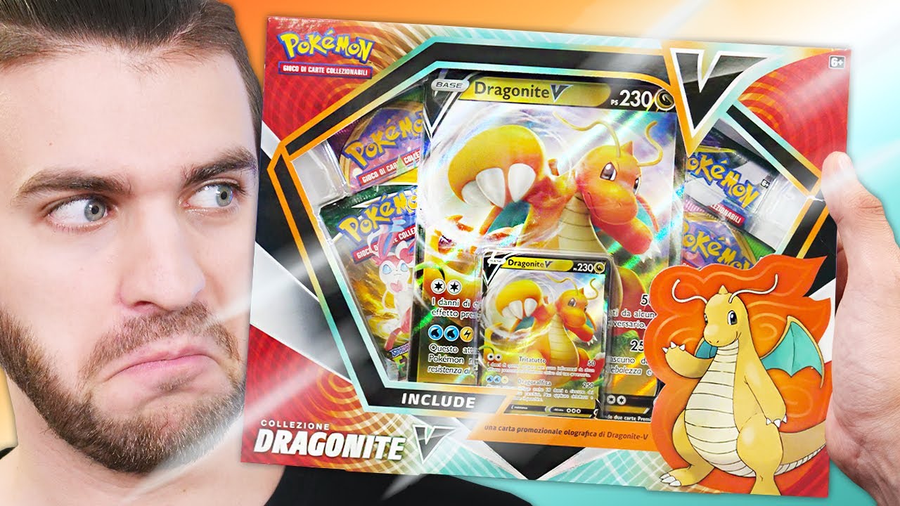 *PRENDITI UN DRAGONITE!* APRO LA COLLEZIONE DI DRAGONITE-V! - Pokémon TCG Collezione Dragonite-V
