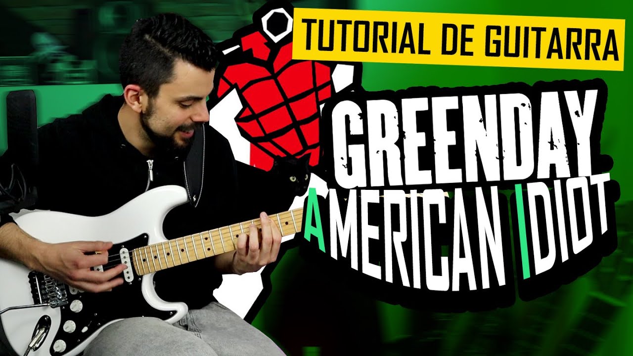 Cómo tocar AMERICAN IDIOT Guitarra + Solo Completo Tutorial + Tablatura Green Day | Marcos García