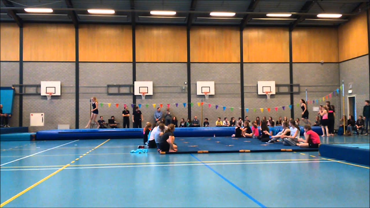 Gym show op de Open Dag van het Ichthus College Veenendaal 2015