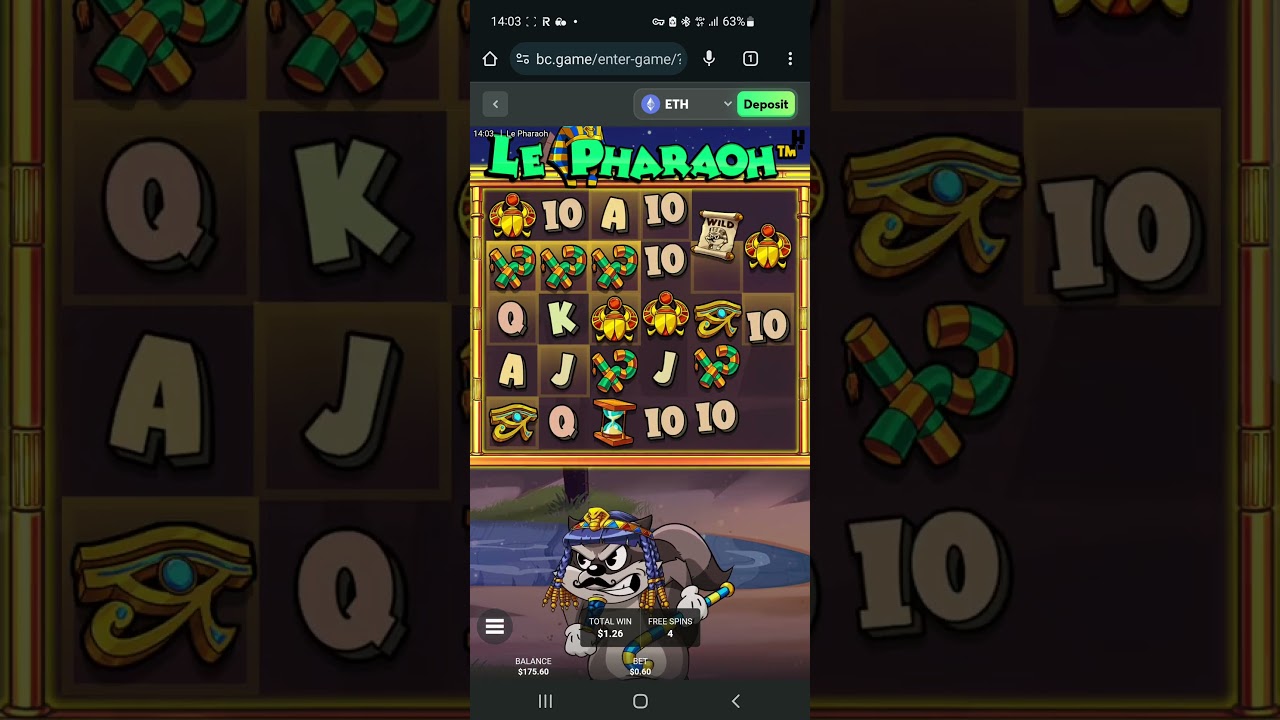Insane Le Pharaoh multiplier win! NO BONUS BUY