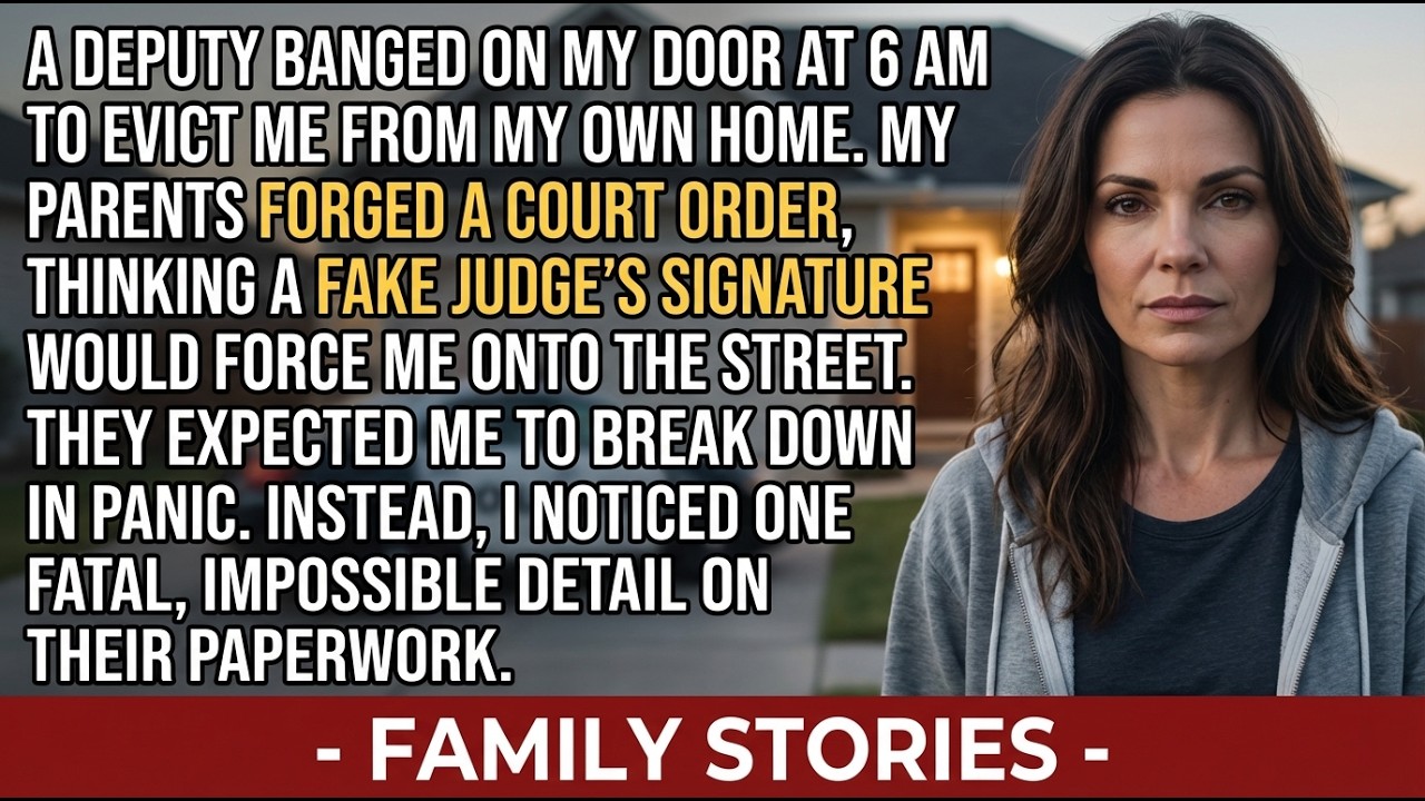 Deputy Sheriffs Banged on My Door With an Eviction Order—My Parents Quietly Filed It To…