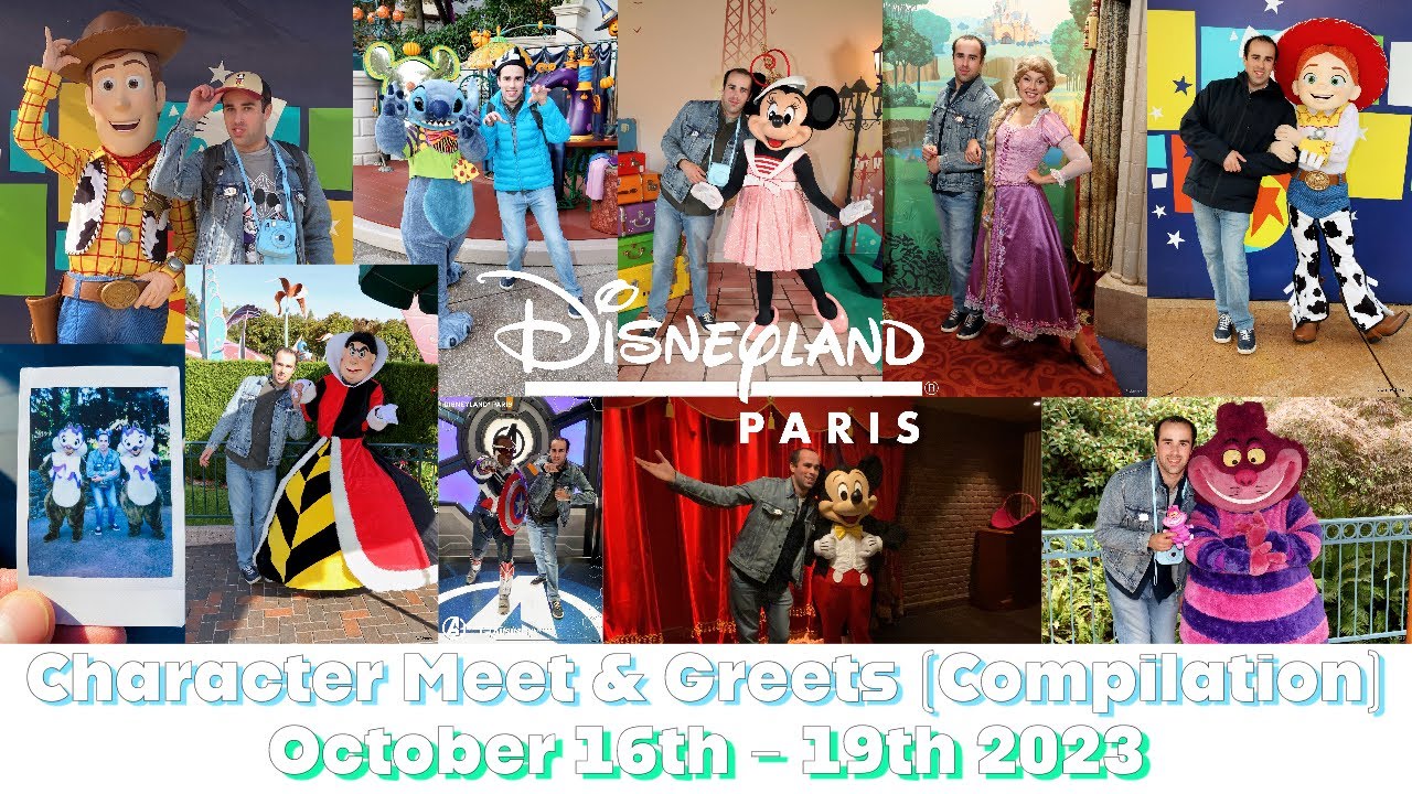 Disneyland Paris: My Disney Character Meet & Greets (Compilation) [October 2023]