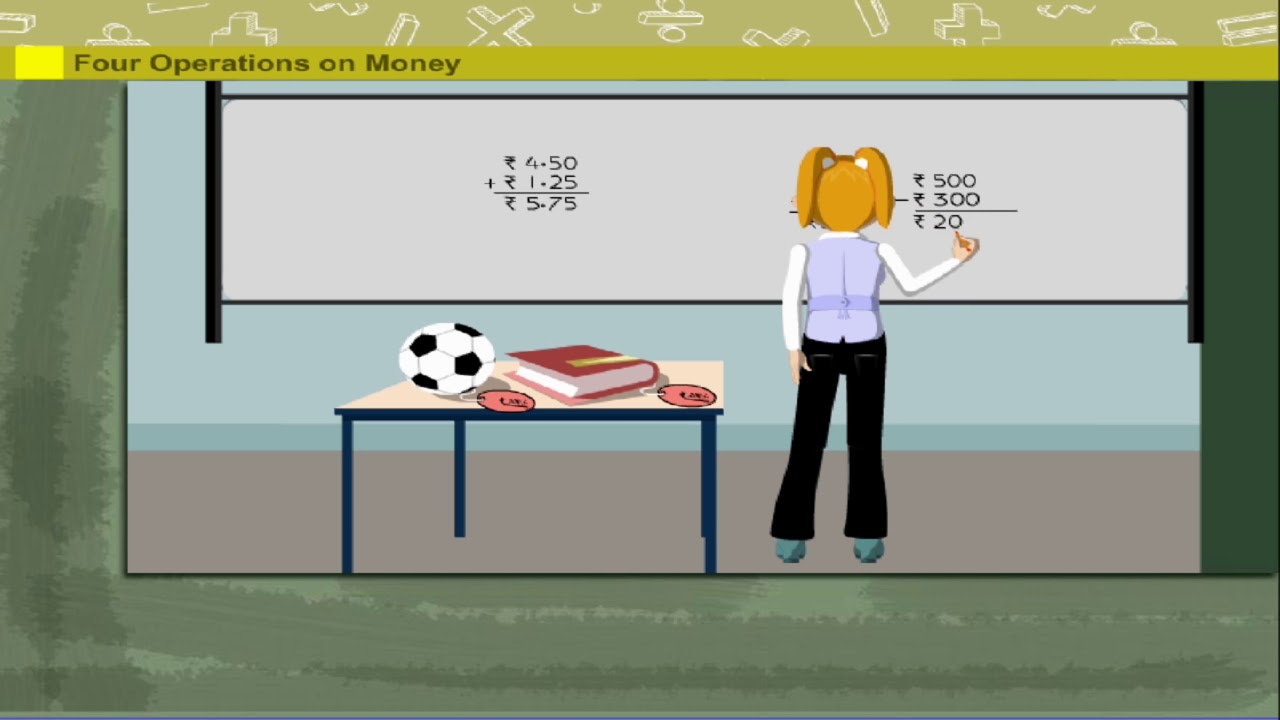 Four Operations on Money | Kriti Educational Videos class-4