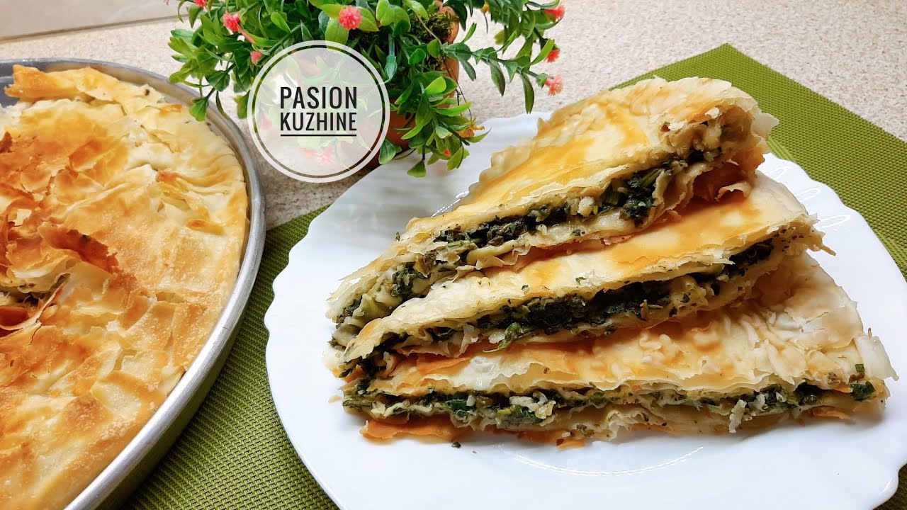 Byrek me hithra e lakra te egra/Nettle and wild cabbage pie !