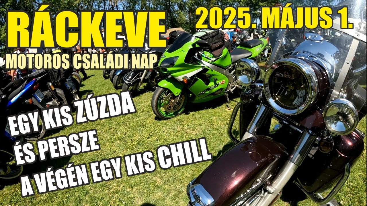 Ráckeve 2025 május 1. - Motoros családi nap