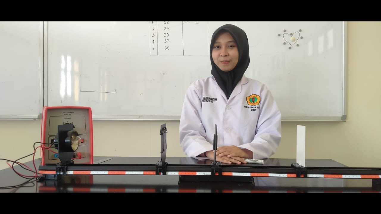 PRAKTIKUM FISIKA DASAR II | OPTIK GEOMETRI (Pembentukan Bayangan pada Lensa Cembung)