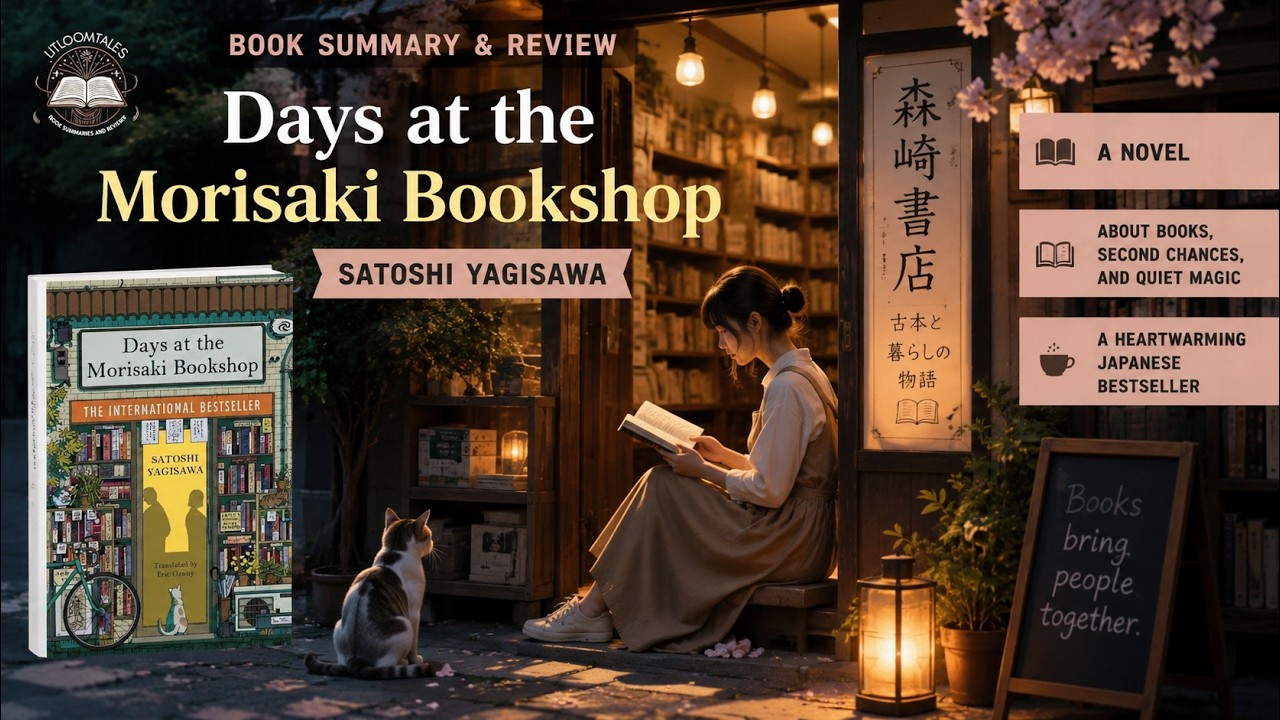 Days at Morisaki Bookshop by Satoshi Yagisawa | Animated Summary