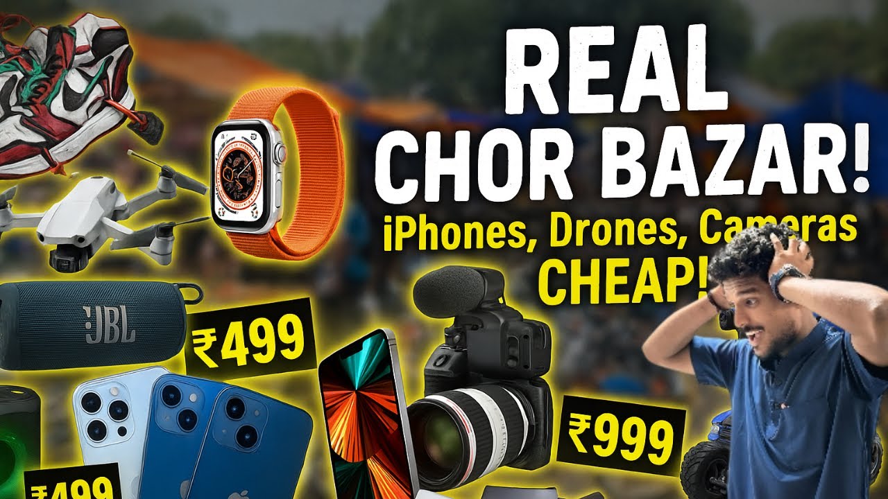 Chor Bazar ൽ 10,000 രൂപ പൊട്ടിച്ചു | Chor bazar shopping😜 |High tech vlogs #chorbazar