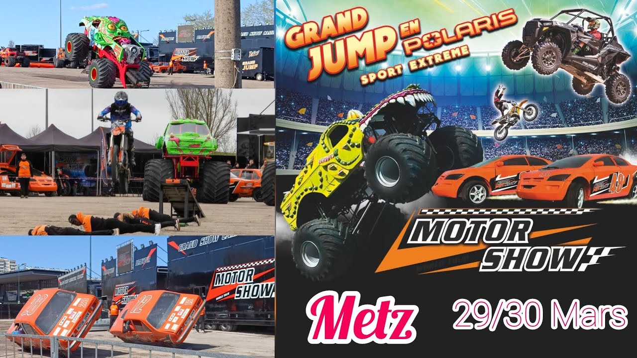 🏁Motor Show word tour 🏁 Grand Show Mécanique autos motos monster truck - Metz -