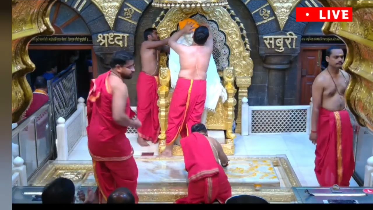 SAI BABA MANGAL SNAN AVAM AARTI DARSHAN ll 10 March 26 