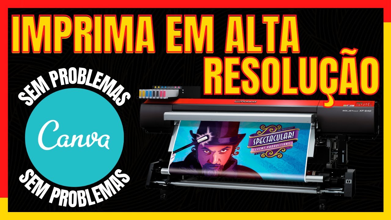Como Imprimir em Alta Qualidade no Canva.