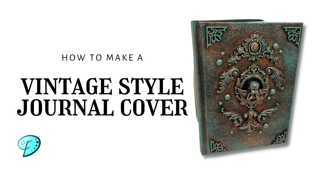 👼🏻How to make a vintage style journal cover👼🏻