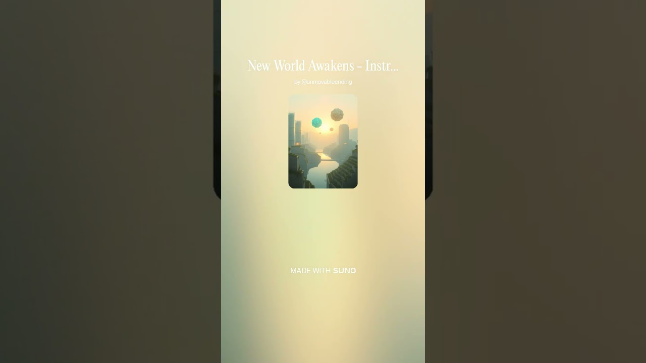 New World Awakens 4 - Instrumental #AI​ #Song​ by #Suno #music​ #newmusic​
