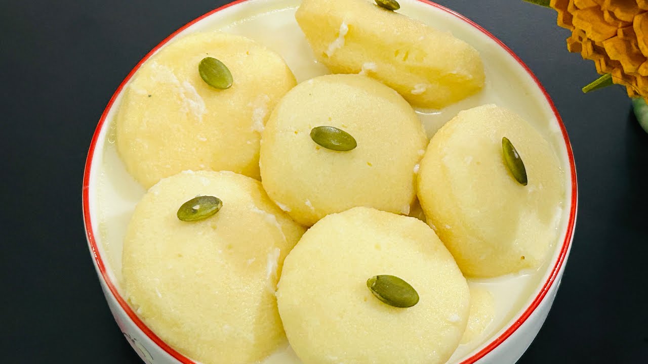 Perfect Suji Ros Bora Recipe | Instant Soft, Spongy & Juicy Bengali Sweets | Homemade & No Oven!