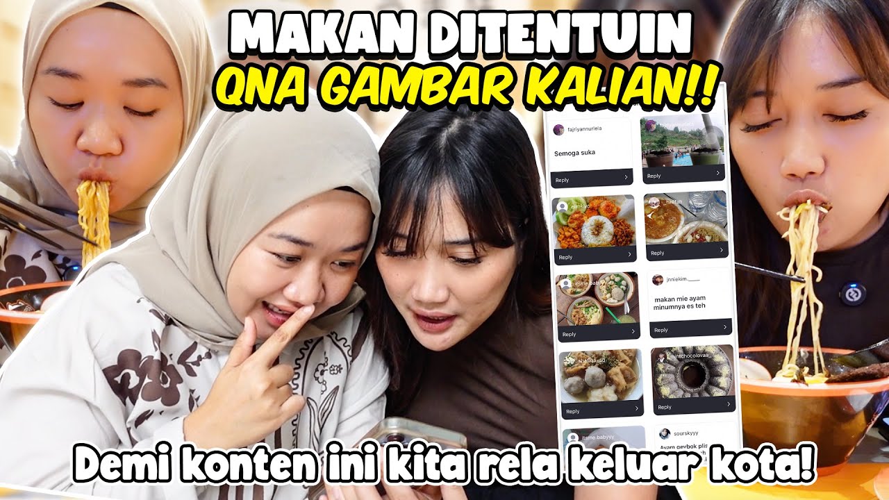 MAKANAN DITENTUIN QNA GAMBAR FOLLOWERS INSTAGRAM!! INI KONTEN SIMPLE TAPI EFFORT YA....