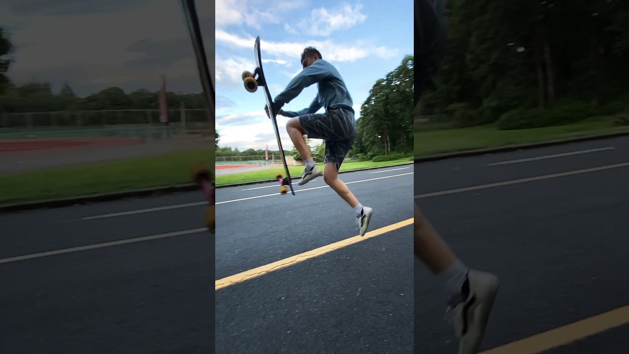 BIG TRICK - &ldquo;Aero SLAM&rdquo; longboard freestyle trick #longboardtrick #longboardfreestyle #longboard