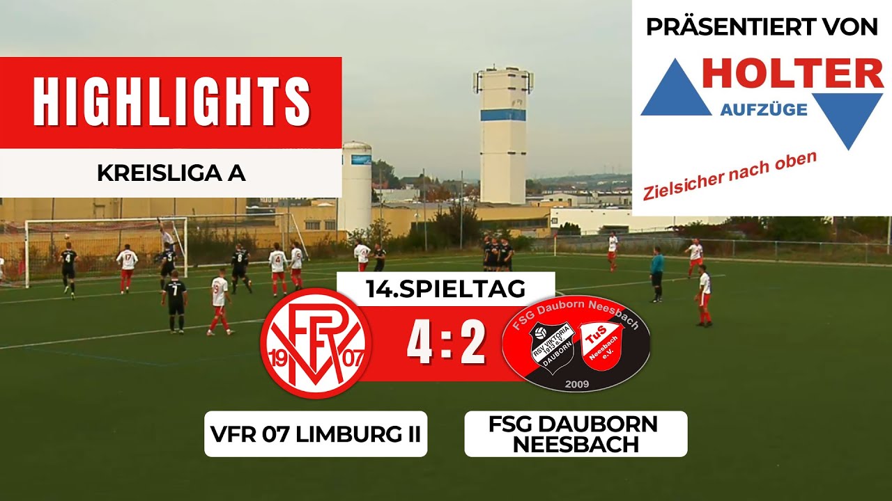KLA: VfR 07 Limburg II - FSG Dauborn/Neesbach 4:2 | HIGHLIGHTS | 14.Spieltag