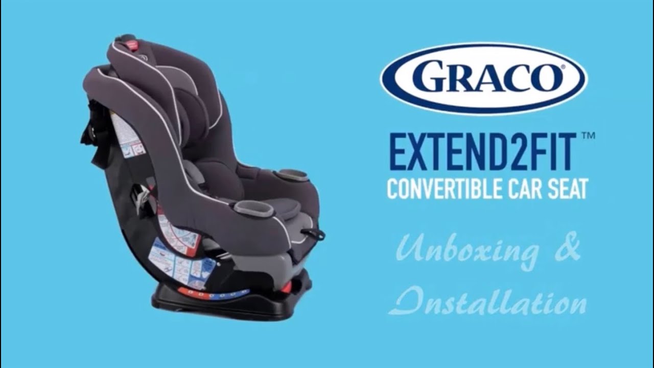 Graco Extend2Fit Convertible Car Seat | Unboxing and Installation with Vivo