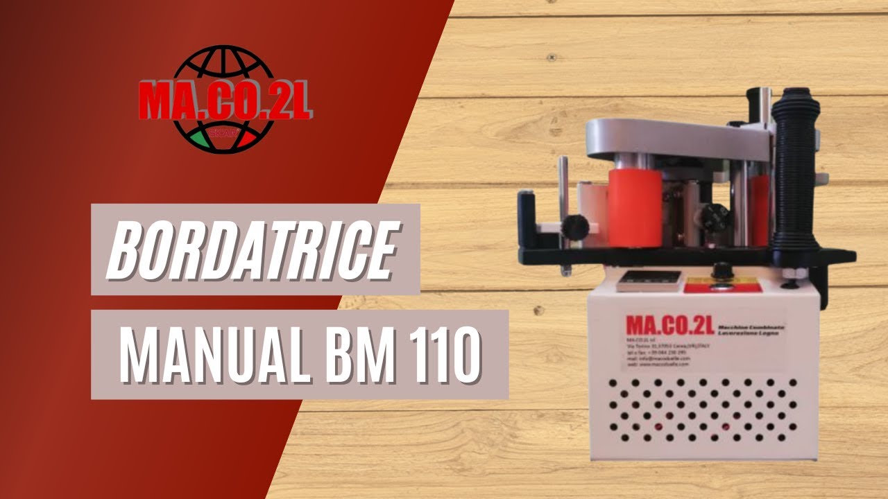 Bordatrice manuale BM 110 MA.CO.2L