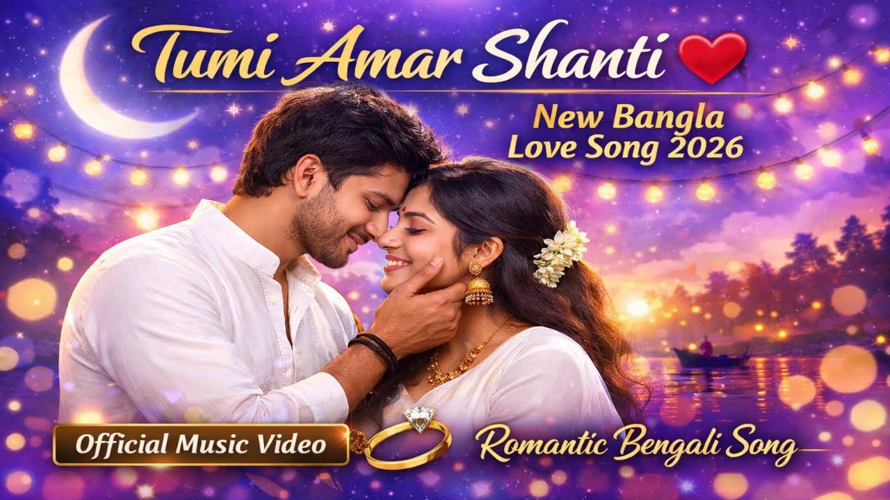 Tumi Amar Shanti ❤️ | New Bangla Love Song 2026 | Official Music Video | Romantic Bengali Song India