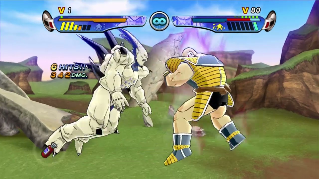 Nappa Perfect VS Omega Shenron - DBZ Budokai 3