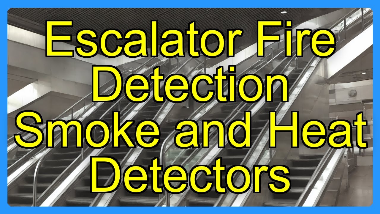 Escalator Fire Detection Smoke and Heat Detectors