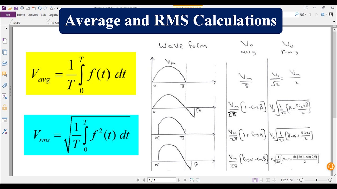Power Electronics 1 | Sec 5 | Single-Phase Half Wave Rectifier HWR (Part 1)