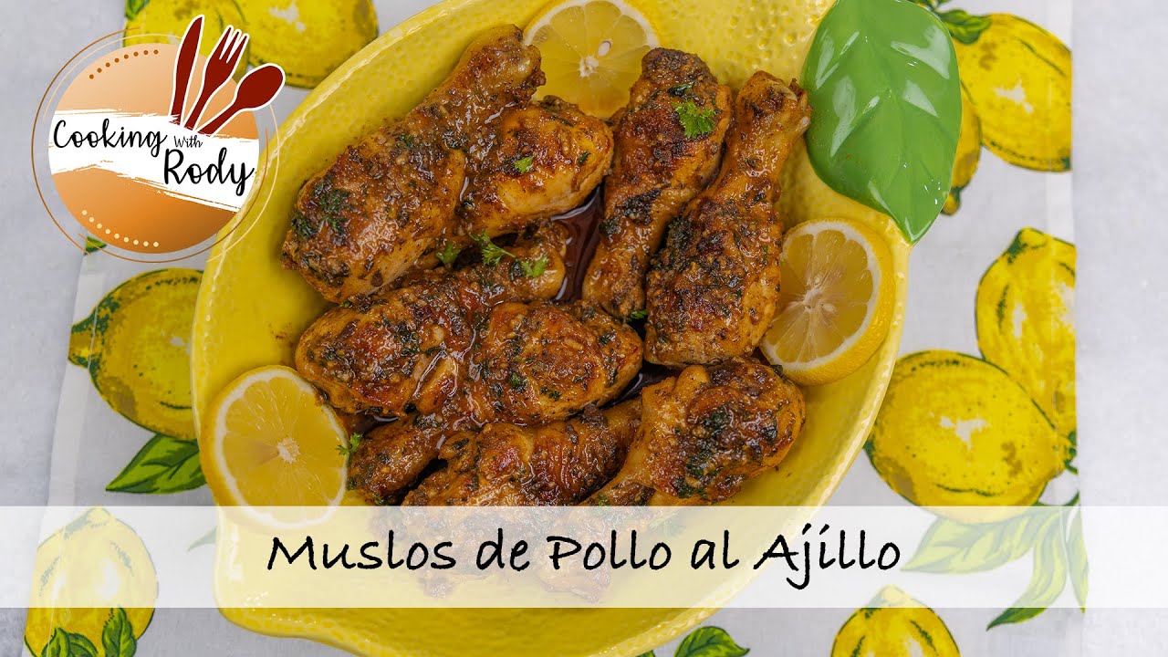 Muslos de Pollo al Ajillo