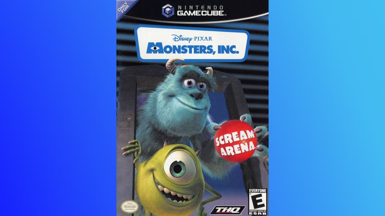 Disney-Pixar Monsters, Inc. - Scream Arena - Nintendo GameCube