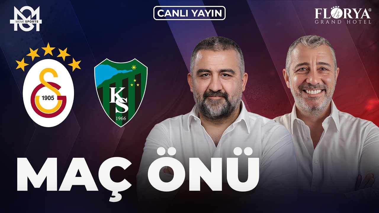 Galatasaray - Kocaelispor Ma&ccedil; &Ouml;n&uuml; | &Uuml;mit &Ouml;zat, Melih Şendil | Memi Sports