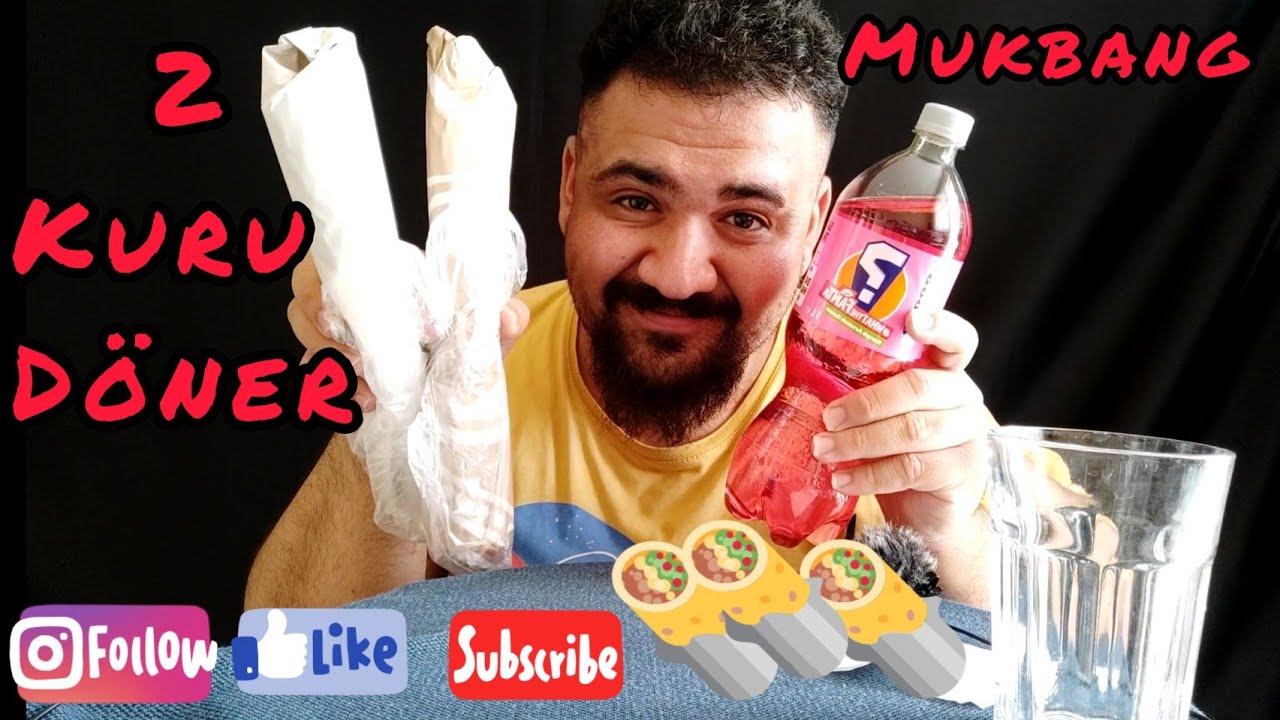 2 KURU DÖNER MUKBANG  | TURKISH FOOD | TÜRKÇE ASMR | ASMR YEMEK / TÜRKÇE MUKBANG