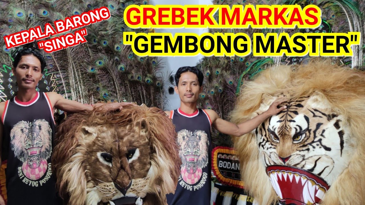 INI DIA.....GREBEK MARKAS GEMBONG MASTER !! KEPALA BARONG SINGA BEDA DENGAN LAIN !!