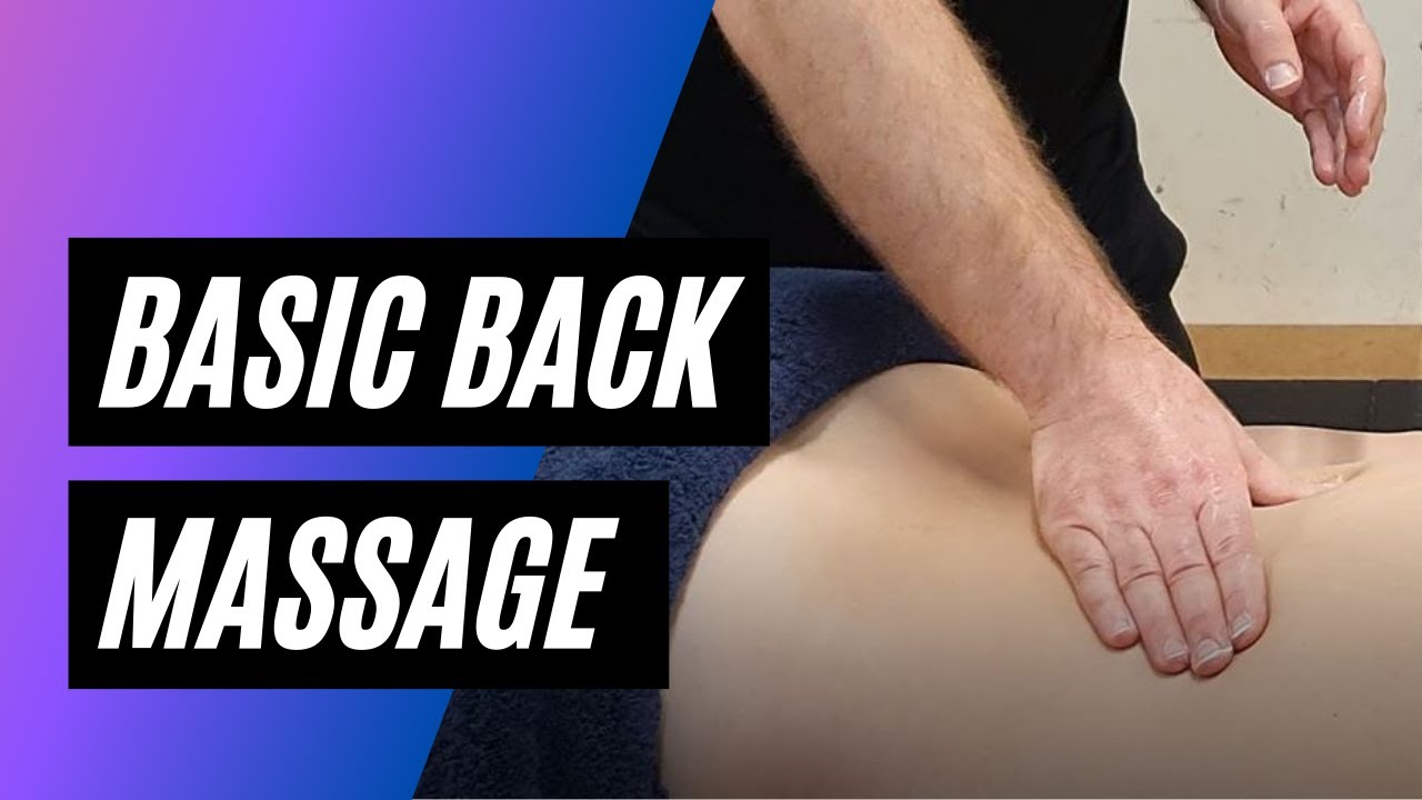 Базовый урок массажа спины