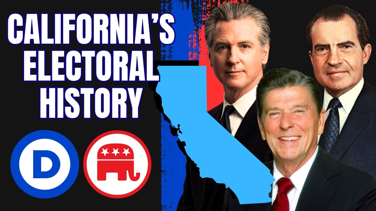 From Gold Rush to Tech Bros - The Electoral History of California