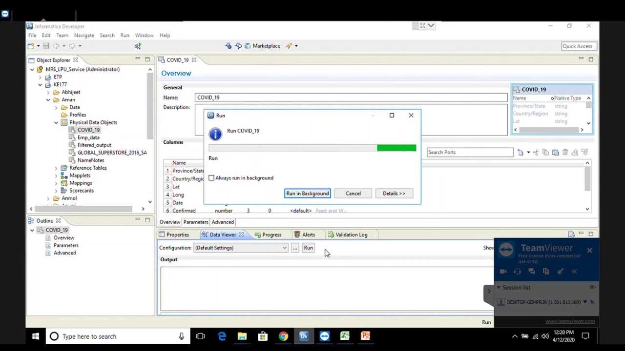 3. Creating Profiles in IDQ