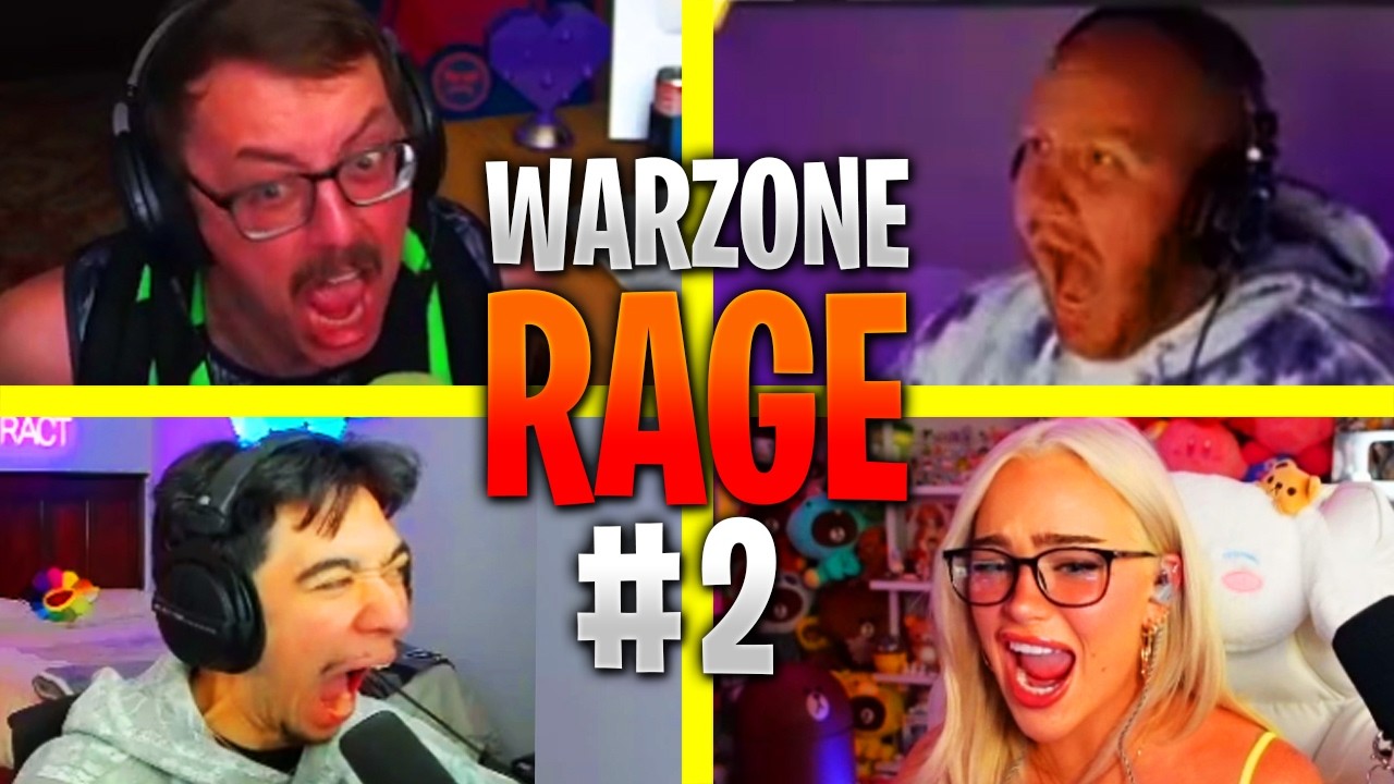 Ultimate Warzone RAGE Moments! #2 | THEY ARE LOSING IT! 🤬