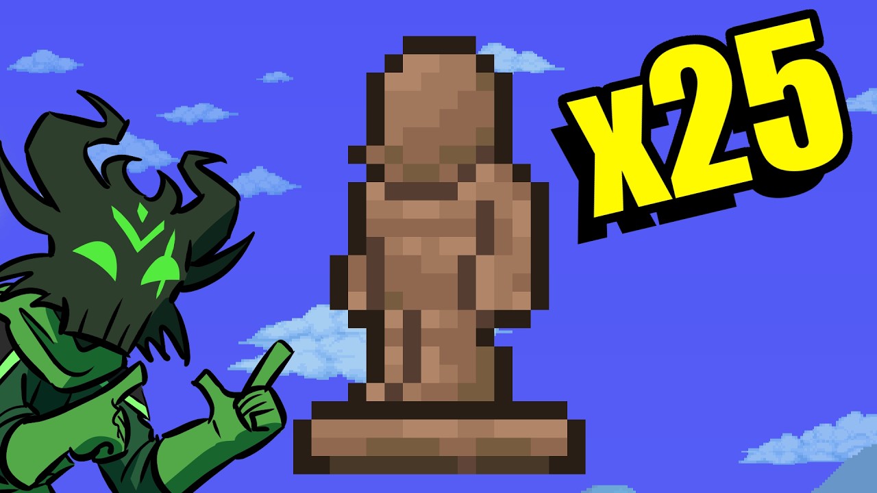 25 More Mannequin Designs for Your Homes! | Terraria 1.4.5