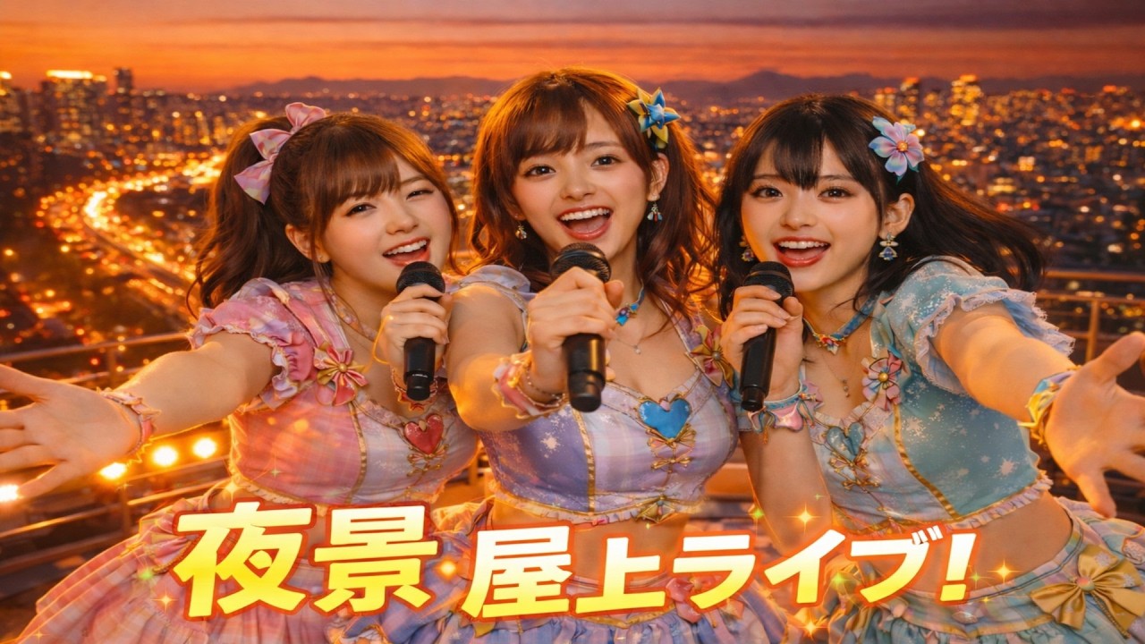 Neon Sunset｜ネオンに染まる街【AI Idol Music Video】