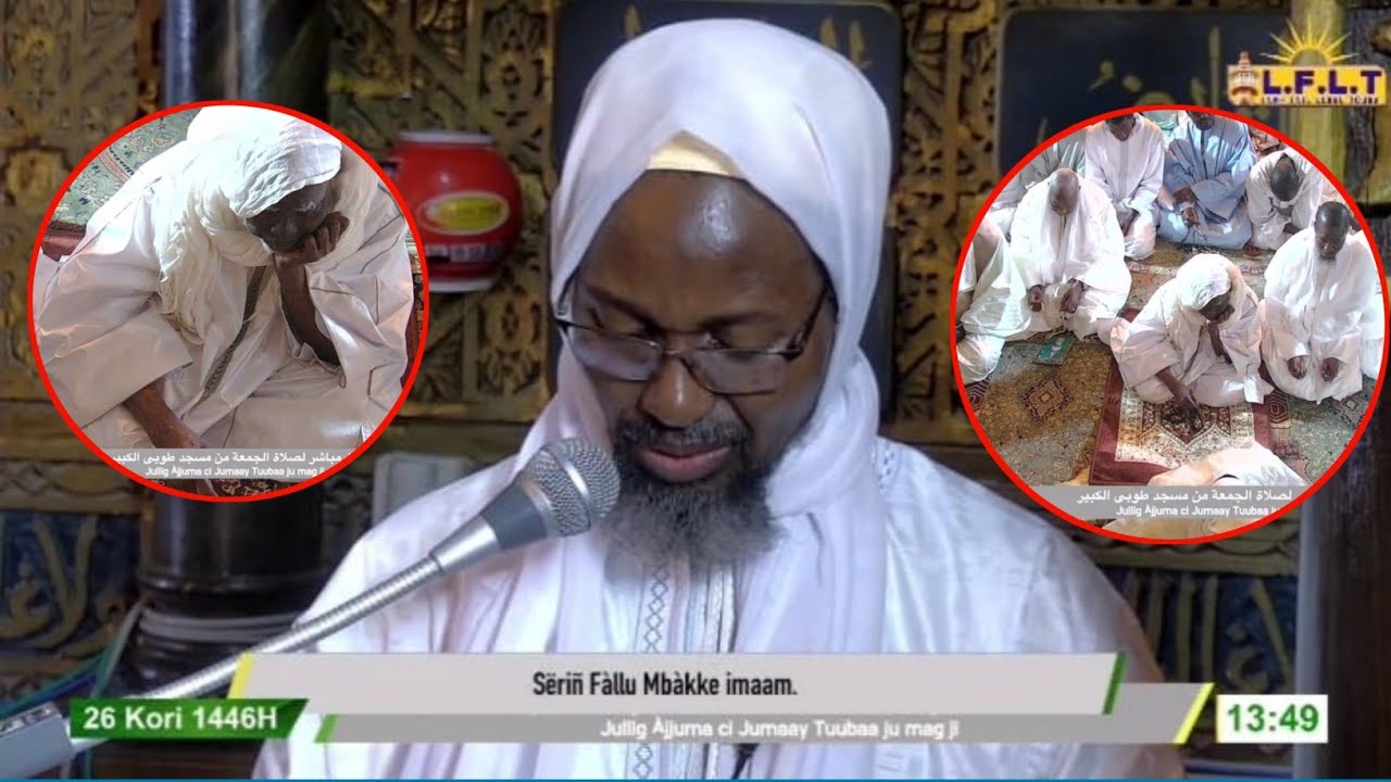 Première khoutba serigne fallou mbacké imaam grand mousque de touba vendredi le 25 avril 2025
