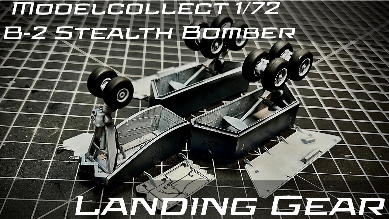 Building the Landing Gear B-2 Stealth Bomber with Eduard PE | Modelcollect 1:72 Scale