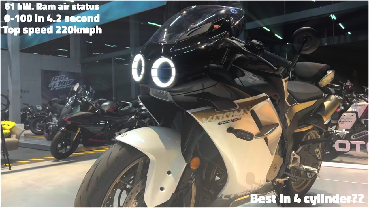 Four cylinder masterpice  CF Moto 2024 500SR VOOM  - cinematic view. #cfmoto #500sr 🏍️💨