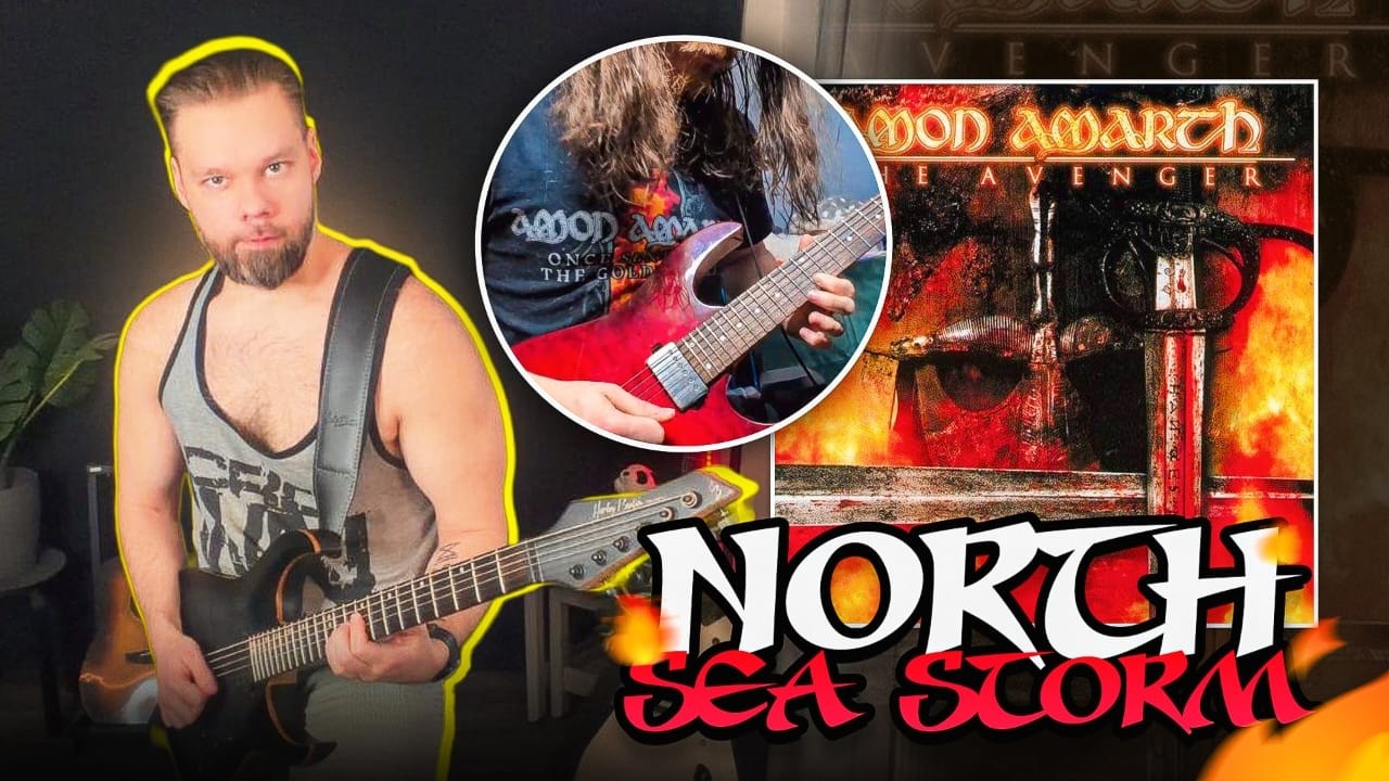 North Sea Storm - Amon Amarth (🎸 Cover) W/ TABS