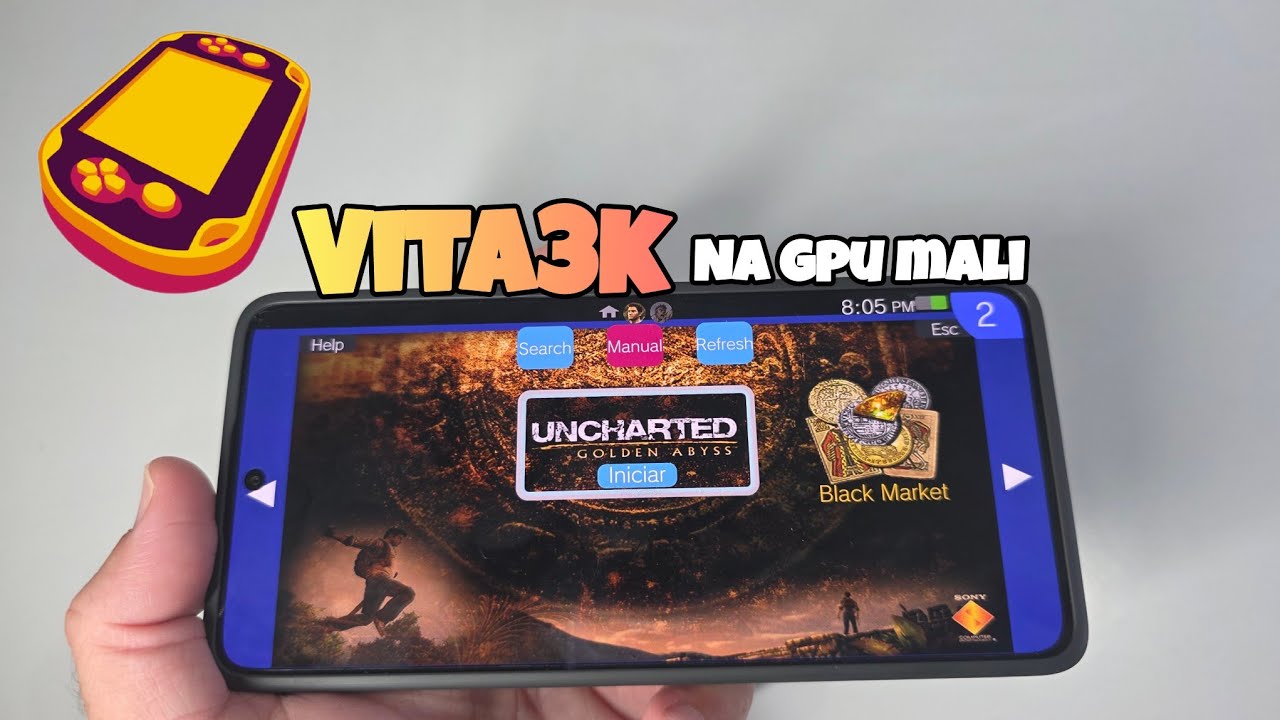 SAIU NOVA ATUALIZAÇÃO VITA3K BUILD EMULADOR DE PSVITA PARA ANDROID TESTE GPU MALI 