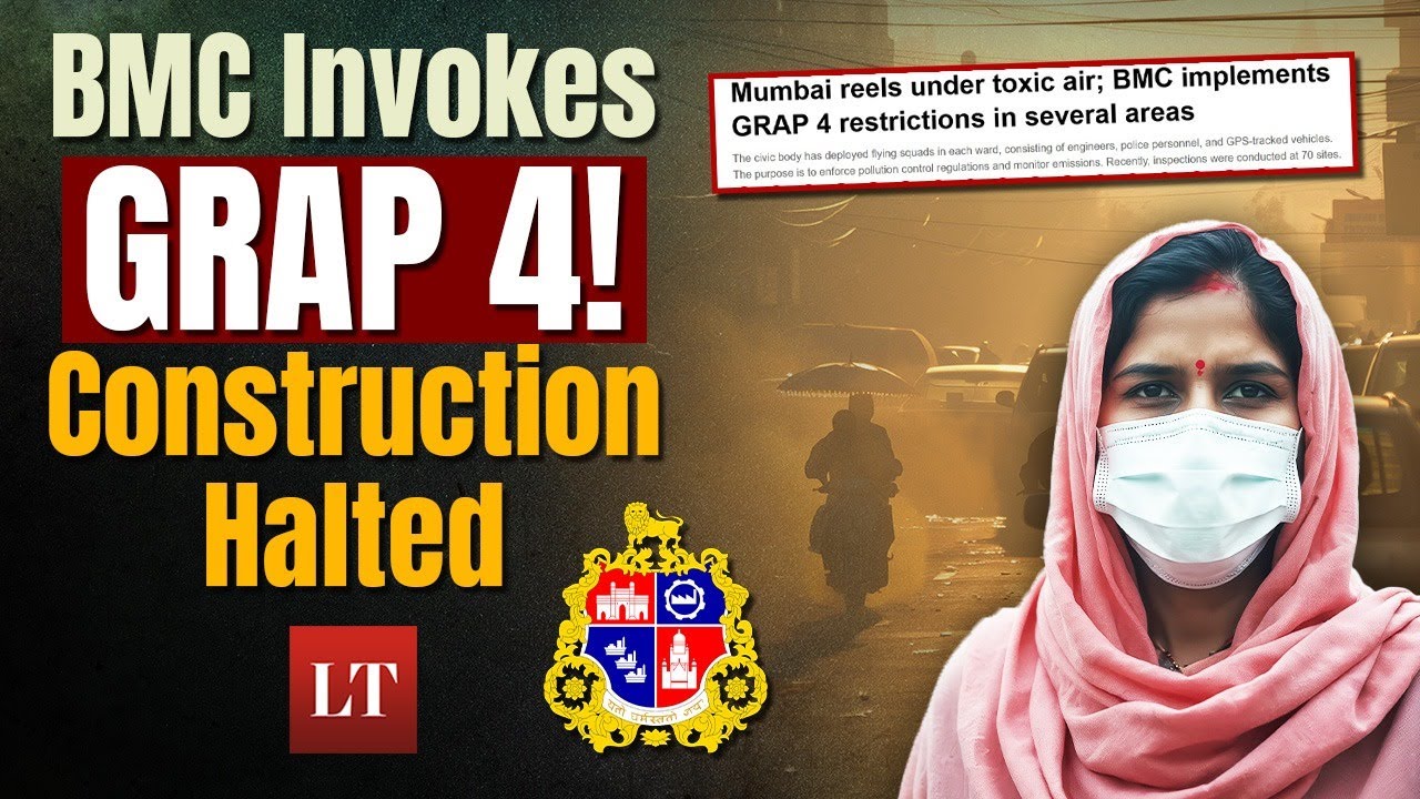 BMC Invokes GRAP 4!  Construction Halted Across 50 Sites? | Lokmat Times