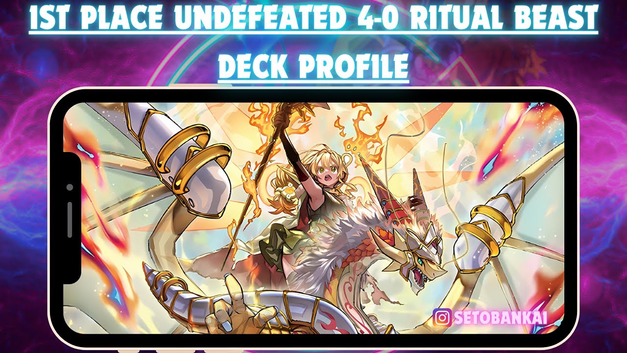 Yu-Gi-Oh! - 1ST PLACE UNDEFEATED 4-0 RITUAL BEAST DECK PROFILE (GEISTUNGEHEUER)