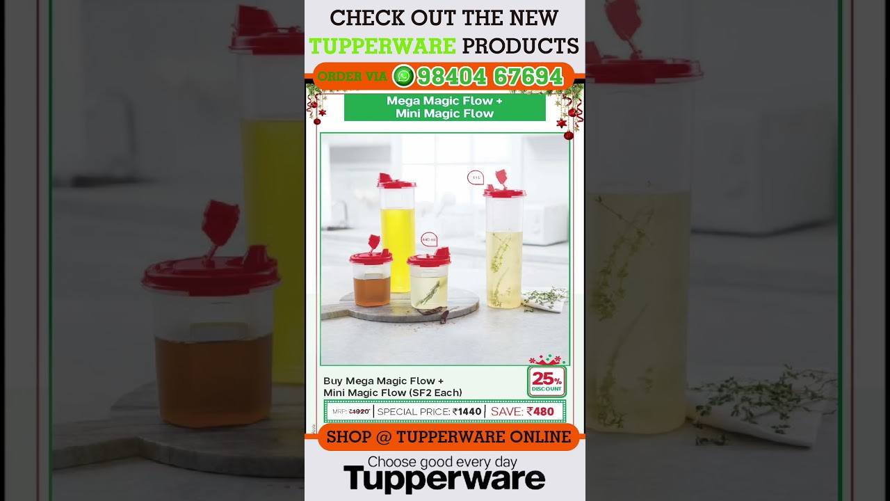 Shop @Tupperware online -Explore in our latest promotions offers 9840467694@kavilayadreamz84#shorts
