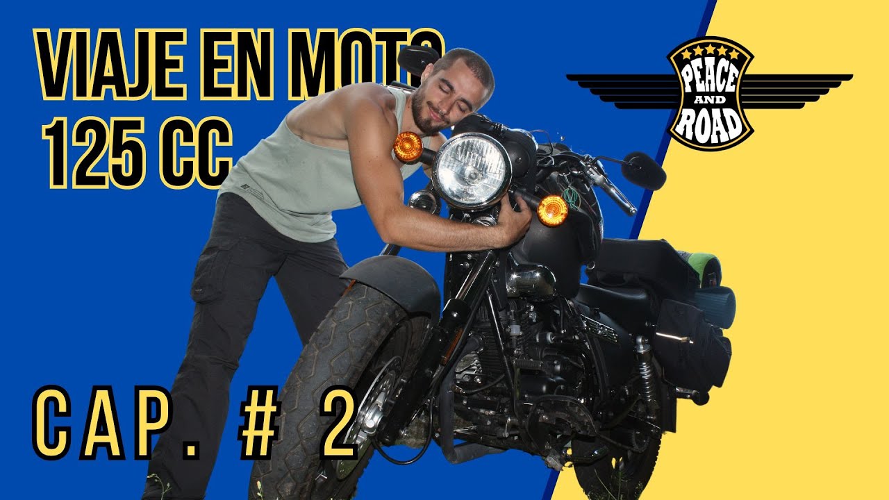 Viaje en moto 125cc. #Cap. 2. CARRETERA NACIONAL y PROBLEMAS en la MOTO