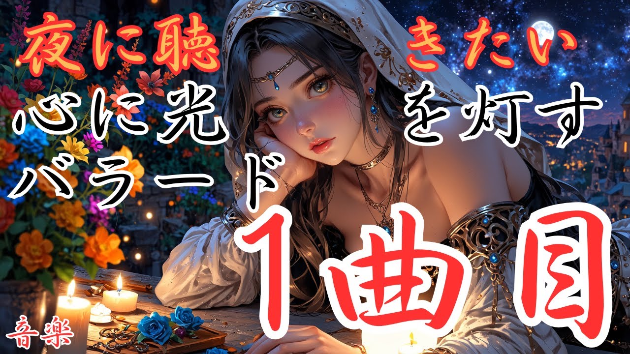 【心に光を灯す洋楽バラード】１曲目のバラードです。本編動画のリンクは概要欄にあります！是非どうぞ！