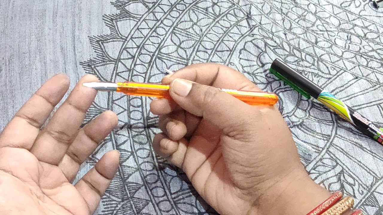 Mithila painting me use hone wale pen ko kya kahte hai.which pen nd colour used in Mithila painting.
